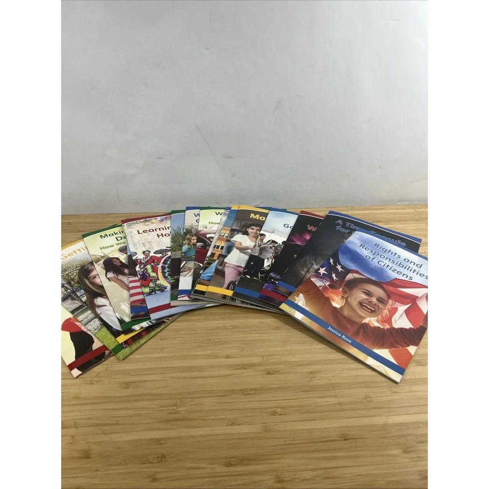 Set of 16 Pearson Rubicon All About Social Studies Leveled Readers NEW Grade 2-3